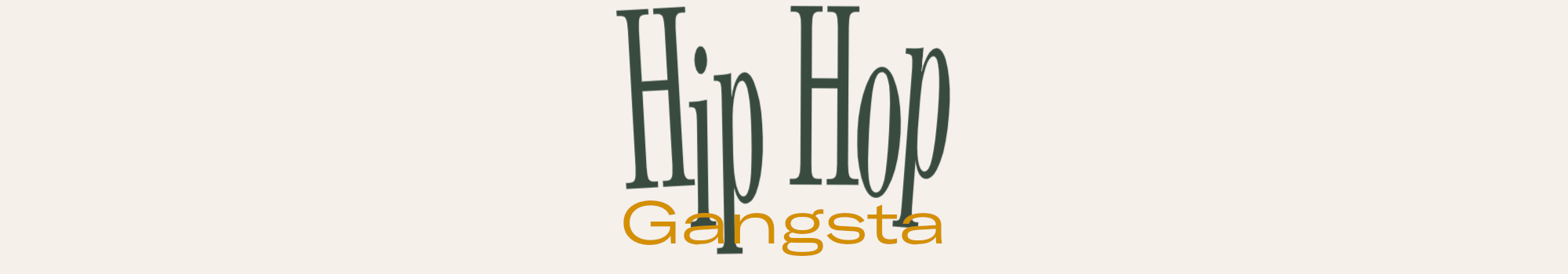 Rubrik till kategori: Hip Hop - Gangsta
