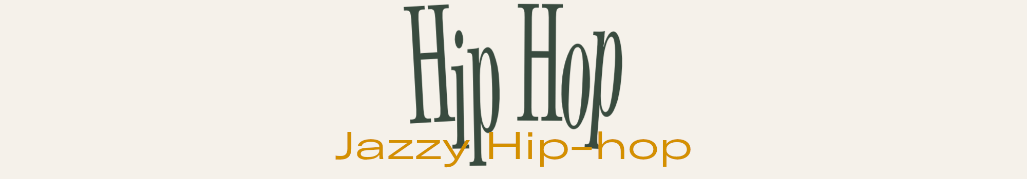 Rubrik till kategori: Hip Hop - Jazzy Hip Hop