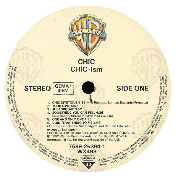 Chic ~ Chic-ism (Vinyl) - Djungel & Jazz