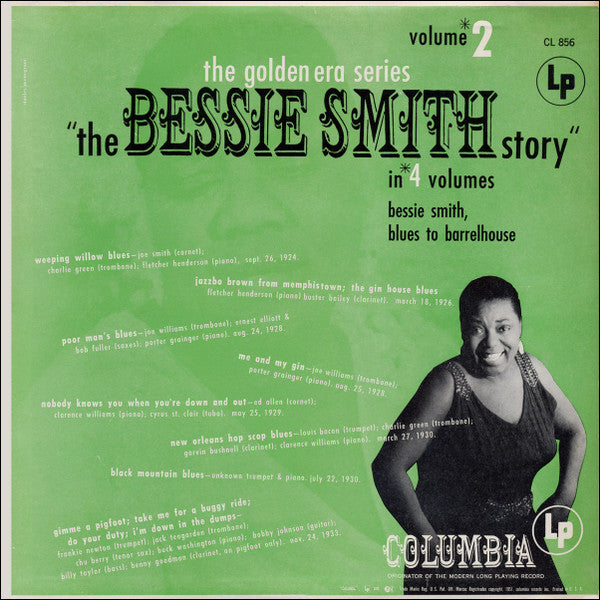 Bessie Smith ~ The Bessie Smith Story - Volume 2 (Vinyl) - Djungel & Jazz