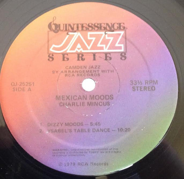 Charlie Mingus ~ Mexican Moods (Vinyl) - Djungel & Jazz