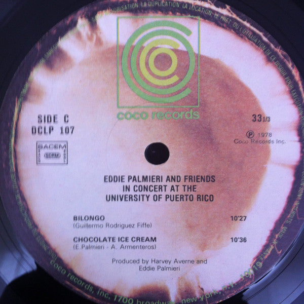 Eddie Palmieri ~ In Concert At The University Of Puerto Rico (Vinyl) - Djungel & Jazz