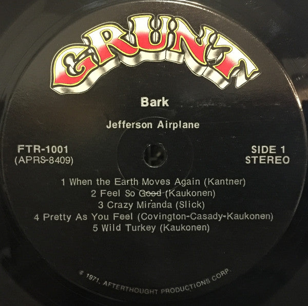 Jefferson Airplane ~ Bark (Vinyl) - Djungel & Jazz