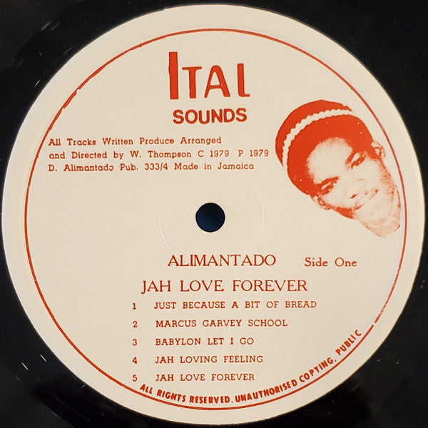 Dr. Alimantado : Kings Bread (Jah Love Forever) (LP, Album)
