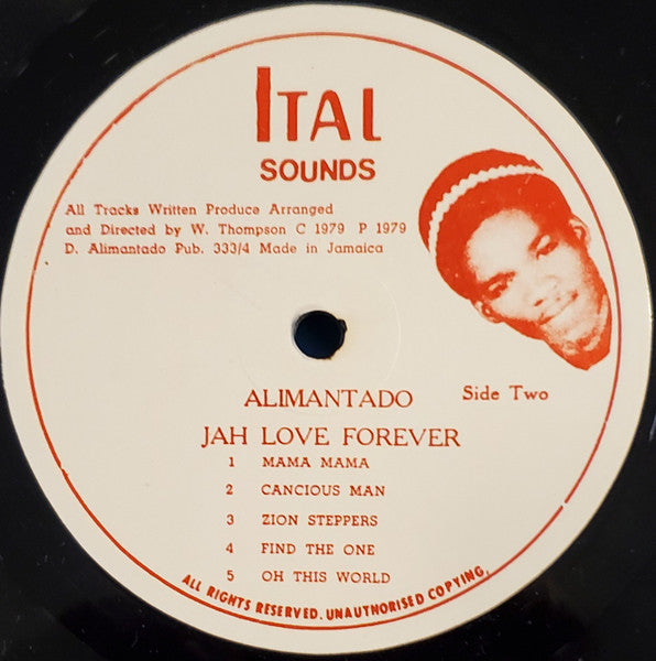 Dr. Alimantado : Kings Bread (Jah Love Forever) (LP, Album)