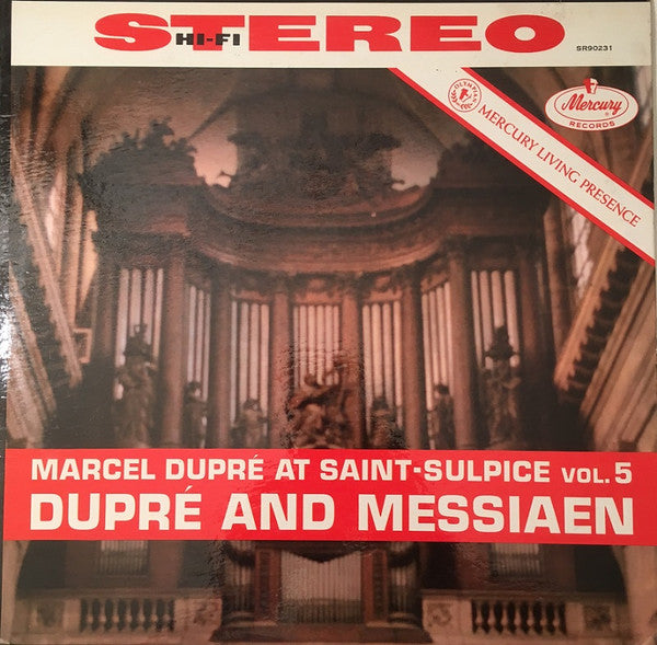 Marcel Dupré And Olivier Messiaen ~ Marcel Dupré At Saint-Sulpice Vol. 5 (Vinyl) - Djungel & Jazz