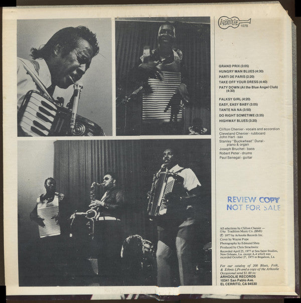 Clifton Chenier And His Red Hot Louisiana Band ~ Clifton Chenier And His Red Hot Louisiana Band (Vinyl) - Djungel & Jazz
