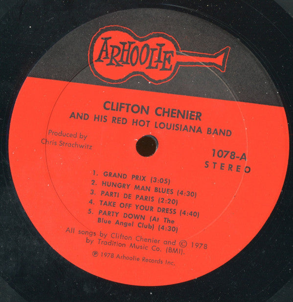 Clifton Chenier And His Red Hot Louisiana Band ~ Clifton Chenier And His Red Hot Louisiana Band (Vinyl) - Djungel & Jazz