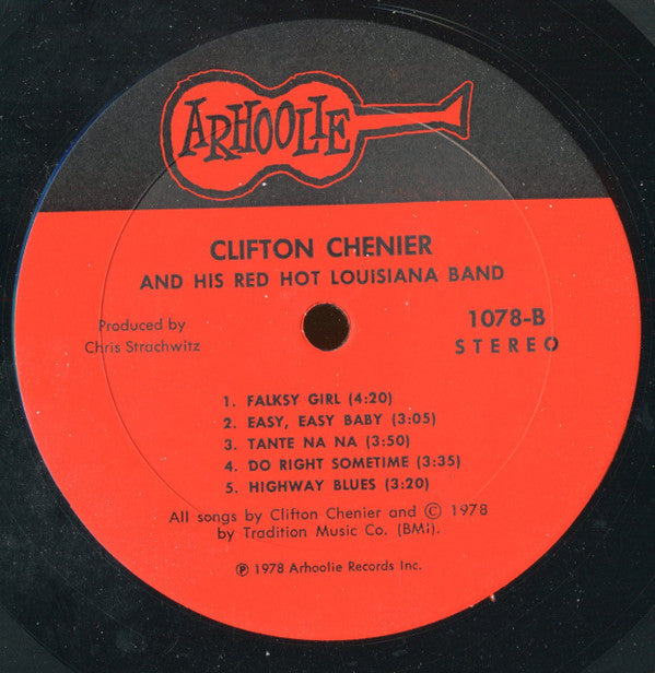 Clifton Chenier And His Red Hot Louisiana Band ~ Clifton Chenier And His Red Hot Louisiana Band (Vinyl) - Djungel & Jazz
