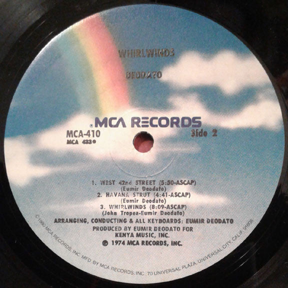 Eumir Deodato ~ Whirlwinds (Vinyl) - Djungel & Jazz