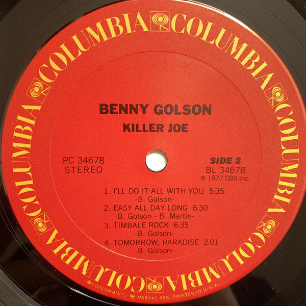 Benny Golson : Killer Joe (LP, Album, Ter)
