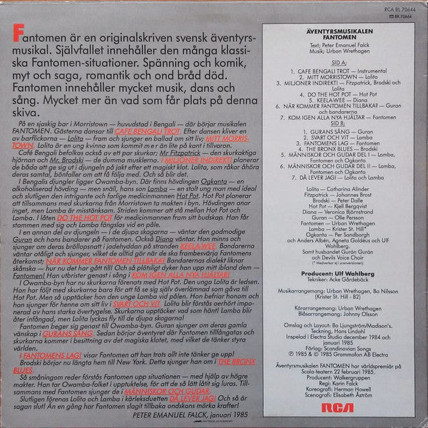 Various ~ Äventyrsmusikalen Fantomen (Vinyl) - Djungel & Jazz