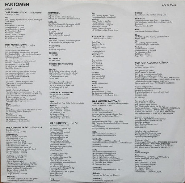 Various ~ Äventyrsmusikalen Fantomen (Vinyl) - Djungel & Jazz