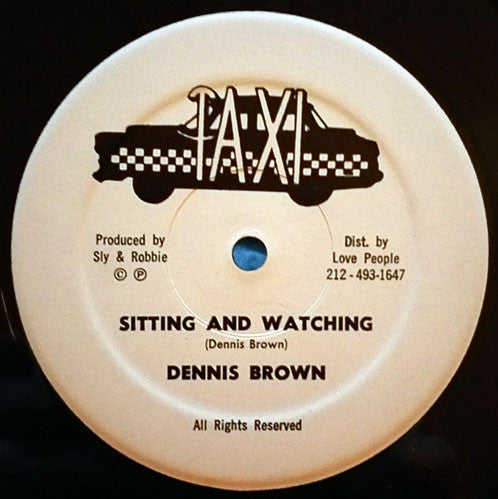 Dennis Brown : Sitting And Watching (12", Single)