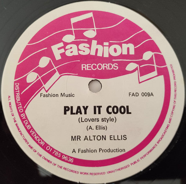 Mr Alton Ellis* : Play It Cool (12")