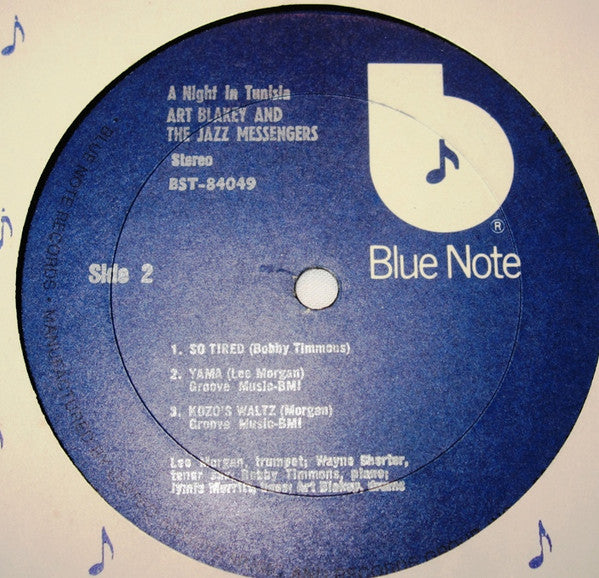 Art Blakey & The Jazz Messengers ~ A Night In Tunisia (Vinyl) - Djungel & Jazz