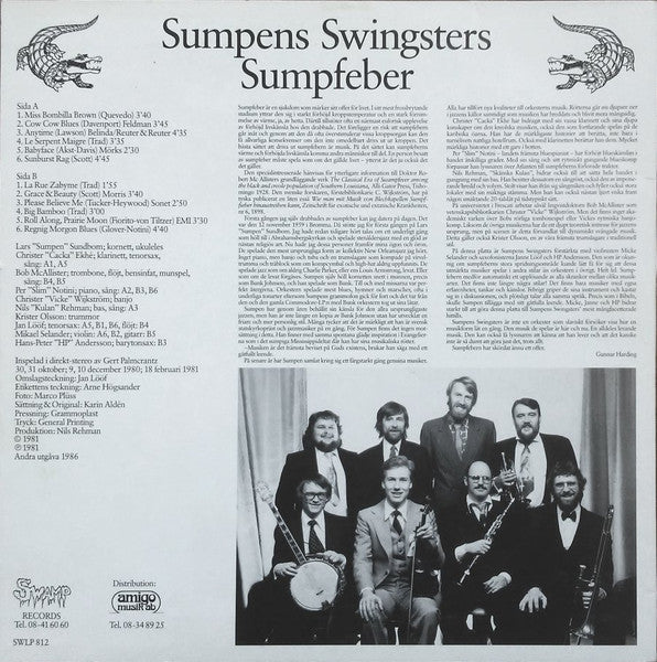 Sumpens Swingsters : Sumpfeber (LP, RE)
