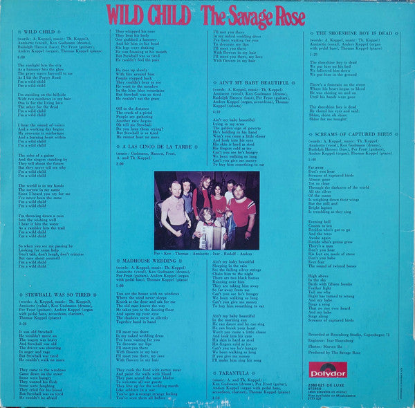 Savage Rose ~ Wild Child (Vinyl) - Djungel & Jazz