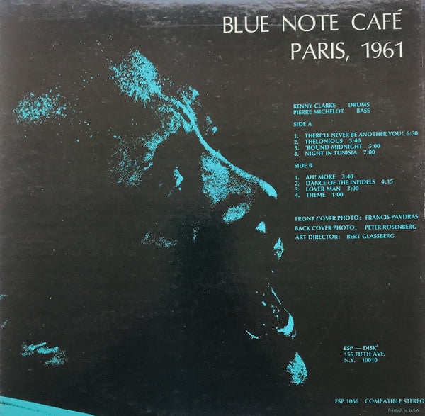 Earl Bud' Powell ~ Blue Note Café Paris, 1961 (Vinyl) - Djungel & Jazz