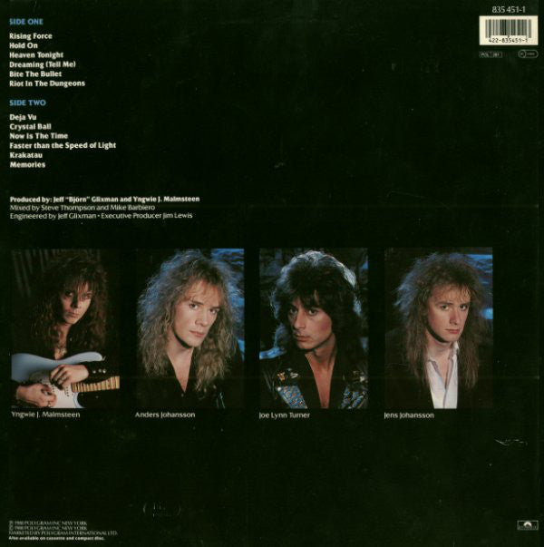 Yngwie J. Malmsteen's Rising Force ~ Odyssey (Vinyl) - Djungel & Jazz