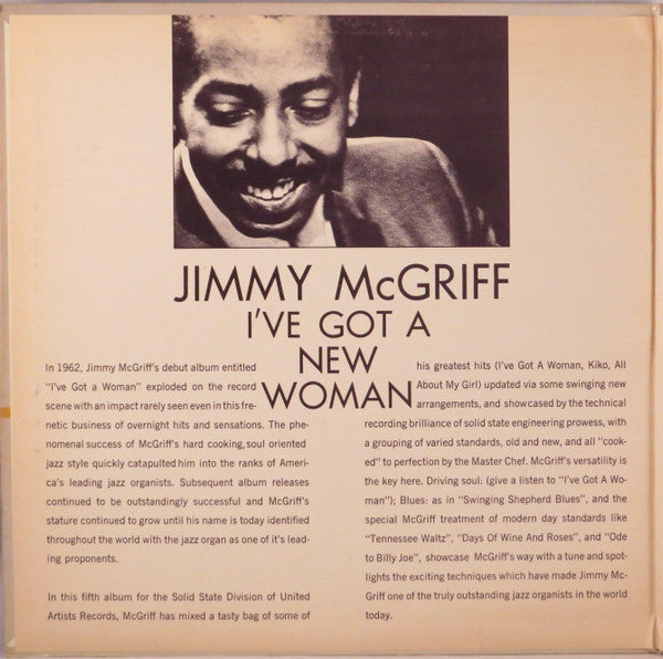Jimmy McGriff : I've Got A New Woman (LP, Album, Gat)