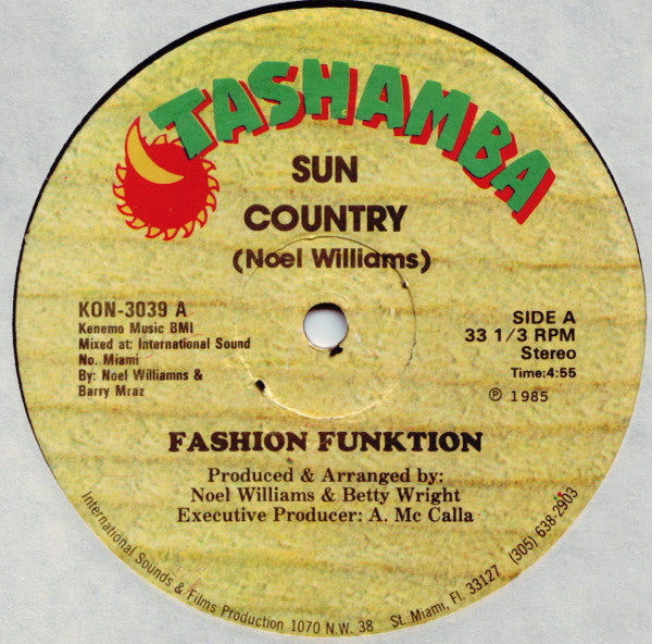 Fashion Funktion ~ Sun Country (Vinyl) - Djungel & Jazz