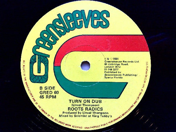 Johnny Osbourne & Papa Tullo / Roots Radics ~ Trying To Turn Me On / Turn On Dub (Vinyl) - Djungel & Jazz