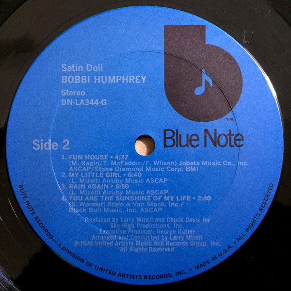 Bobbi Humphrey : Satin Doll (LP, Album, Ter)