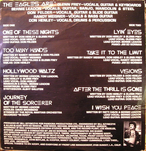 Eagles ~ One Of These Nights (Vinyl) - Djungel & Jazz