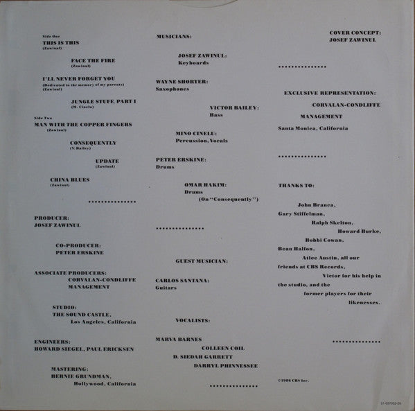 Weather Report ~ This Is This (Vinyl) - Djungel & Jazz