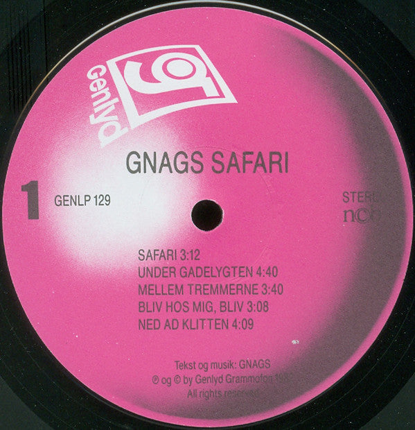 Gnags ~ Safari (Vinyl) - Djungel & Jazz