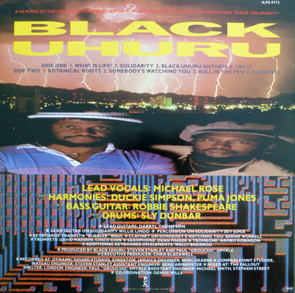 Black Uhuru ~ Anthem (Vinyl) - Djungel & Jazz