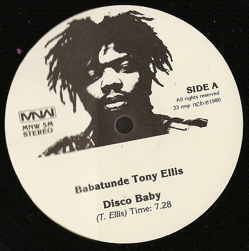 Babatunde Tony Ellis* : Disco Baby / Ire (12")