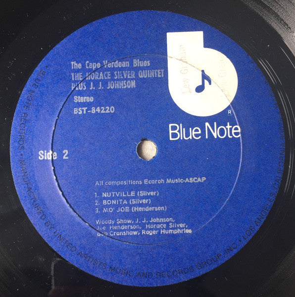 The Horace Silver Quintet Plus J.J. Johnson ~ The Cape Verdean Blues (Vinyl) - Djungel & Jazz