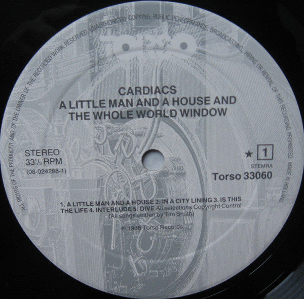 Cardiacs ~ A Little Man And A House And The Whole World Window (Vinyl) - Djungel & Jazz
