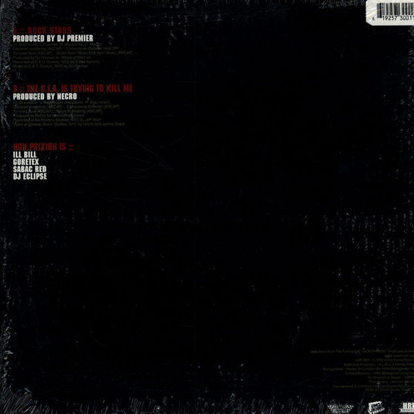 Non Phixion ~ Rock Stars / The C.I.A. Is Trying To Kill Me (Vinyl) - Djungel & Jazz