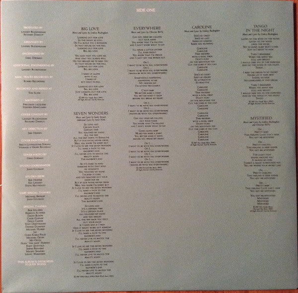 Fleetwood Mac ~ Tango In The Night (Vinyl) - Djungel & Jazz