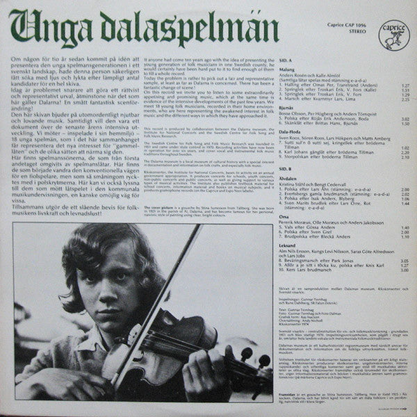 Various ~ Unga Dalaspelmän (Vinyl) - Djungel & Jazz