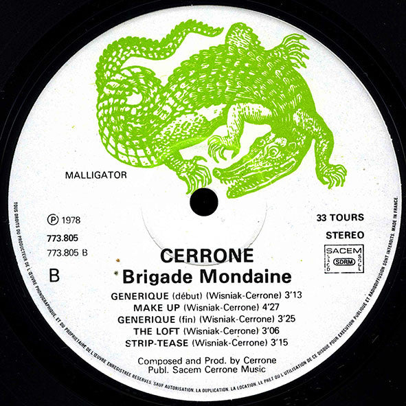 Cerrone : Brigade Mondaine (LP, Album)