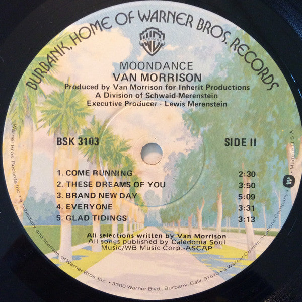 Van Morrison ~ Moondance (Vinyl) - Djungel & Jazz