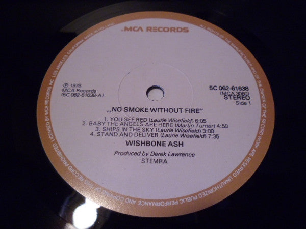 Wishbone Ash ~ No Smoke Without Fire (Vinyl) - Djungel & Jazz