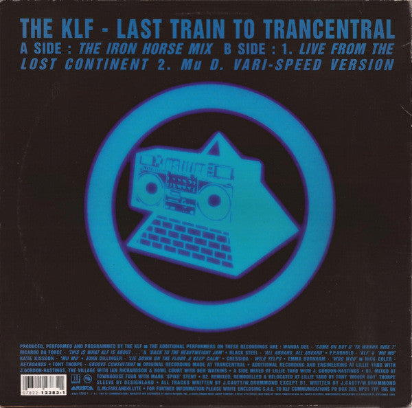 The KLF ~ Last Train To Trancentral (Live From The Lost Continent) (Vinyl) - Djungel & Jazz