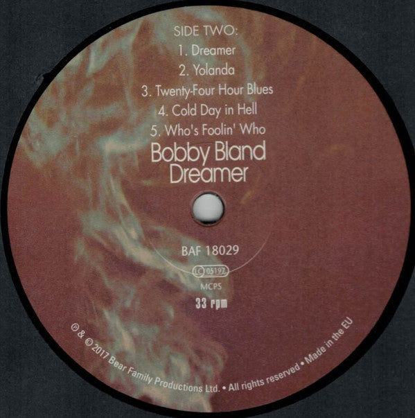 Bobby Bland ~ Dreamer (Vinyl) - Djungel & Jazz