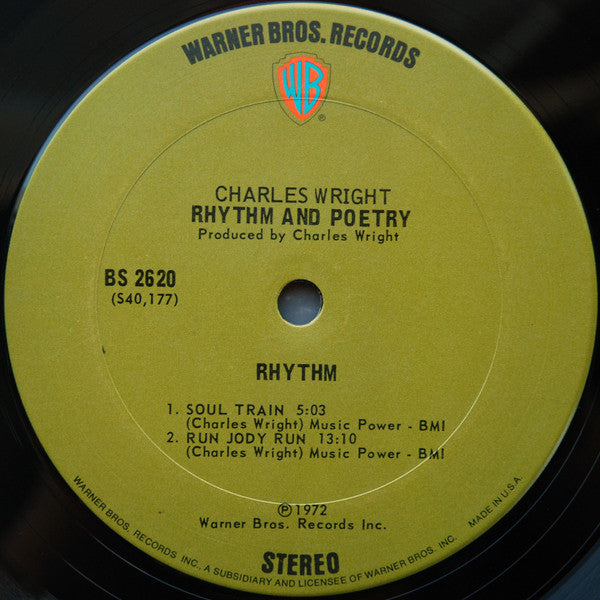 Charles Wright ~ Rhythm And Poetry (Vinyl) - Djungel & Jazz