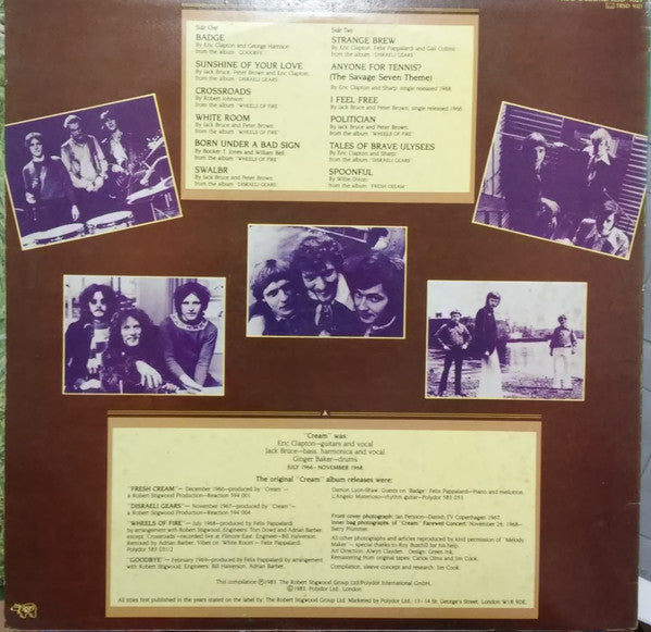 Cream ~ Strange Brew - The Very Best Of Cream (Vinyl) - Djungel & Jazz