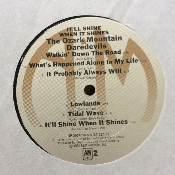 The Ozark Mountain Daredevils ~ It'll Shine When It Shines (Vinyl) - Djungel & Jazz