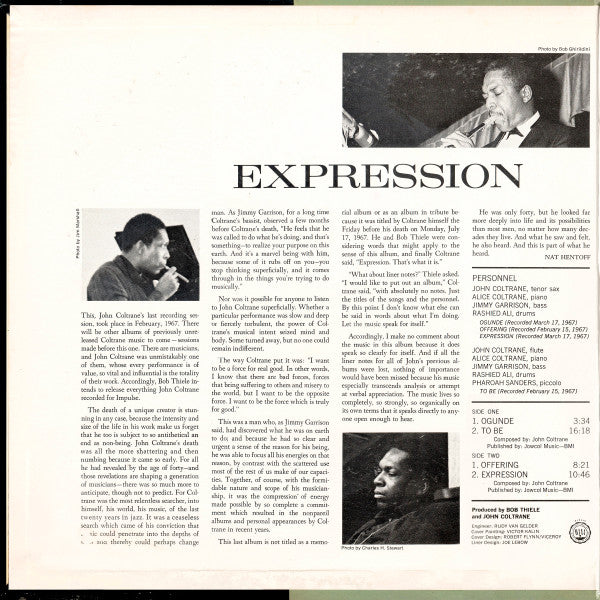 John Coltrane : Expression (LP, Album, Gat)