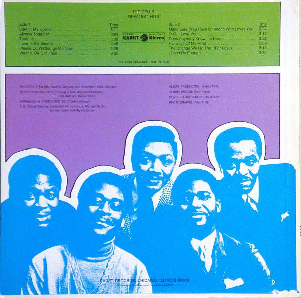 The Dells ~ The Dells Greatest Hits (Vinyl) - Djungel & Jazz