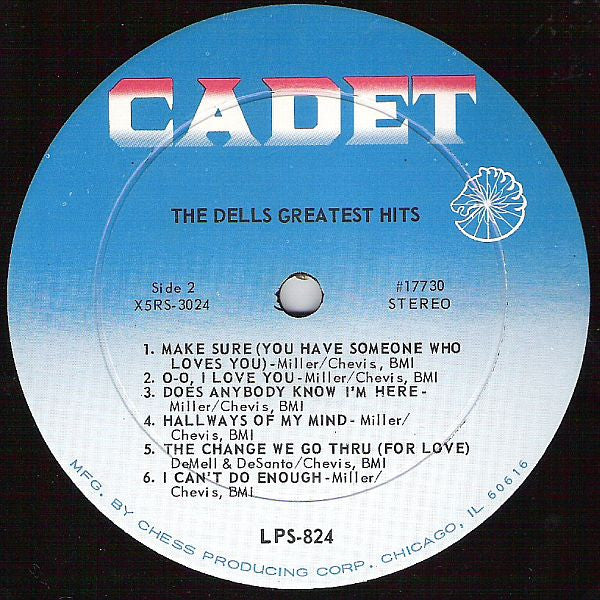 The Dells ~ The Dells Greatest Hits (Vinyl) - Djungel & Jazz