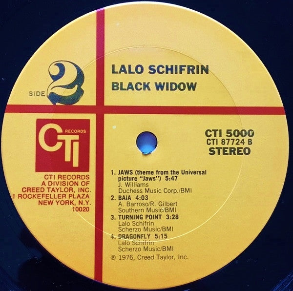 Lalo Schifrin ~ Black Widow (Vinyl) - Djungel & Jazz
